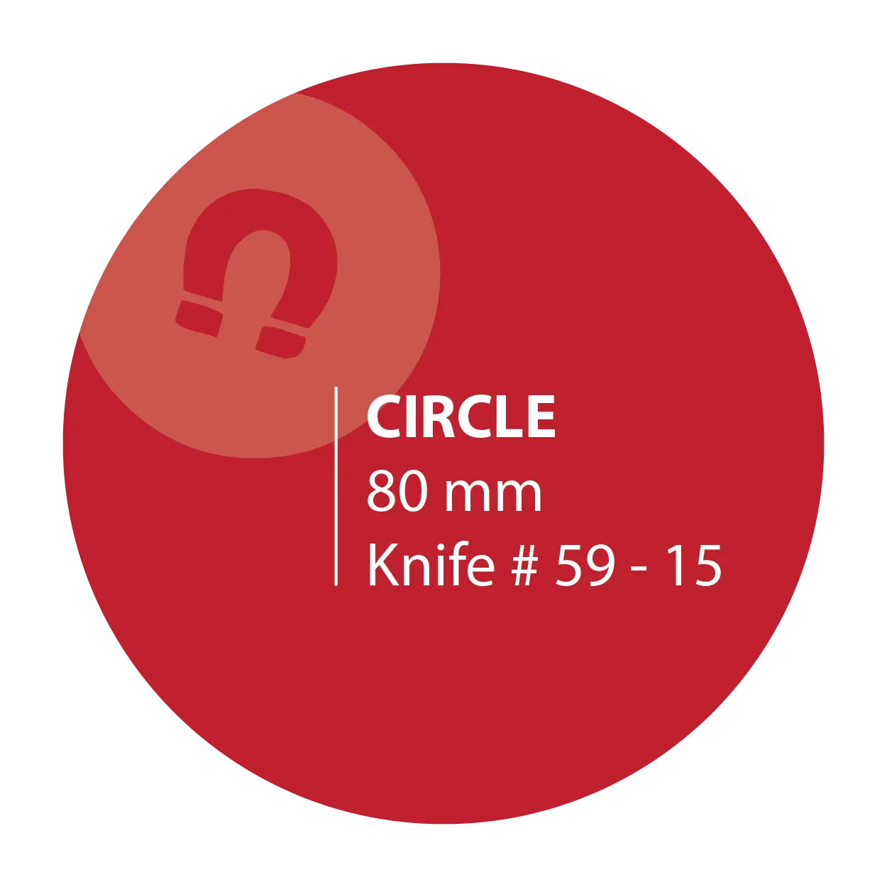 80mm Circle Magnets
