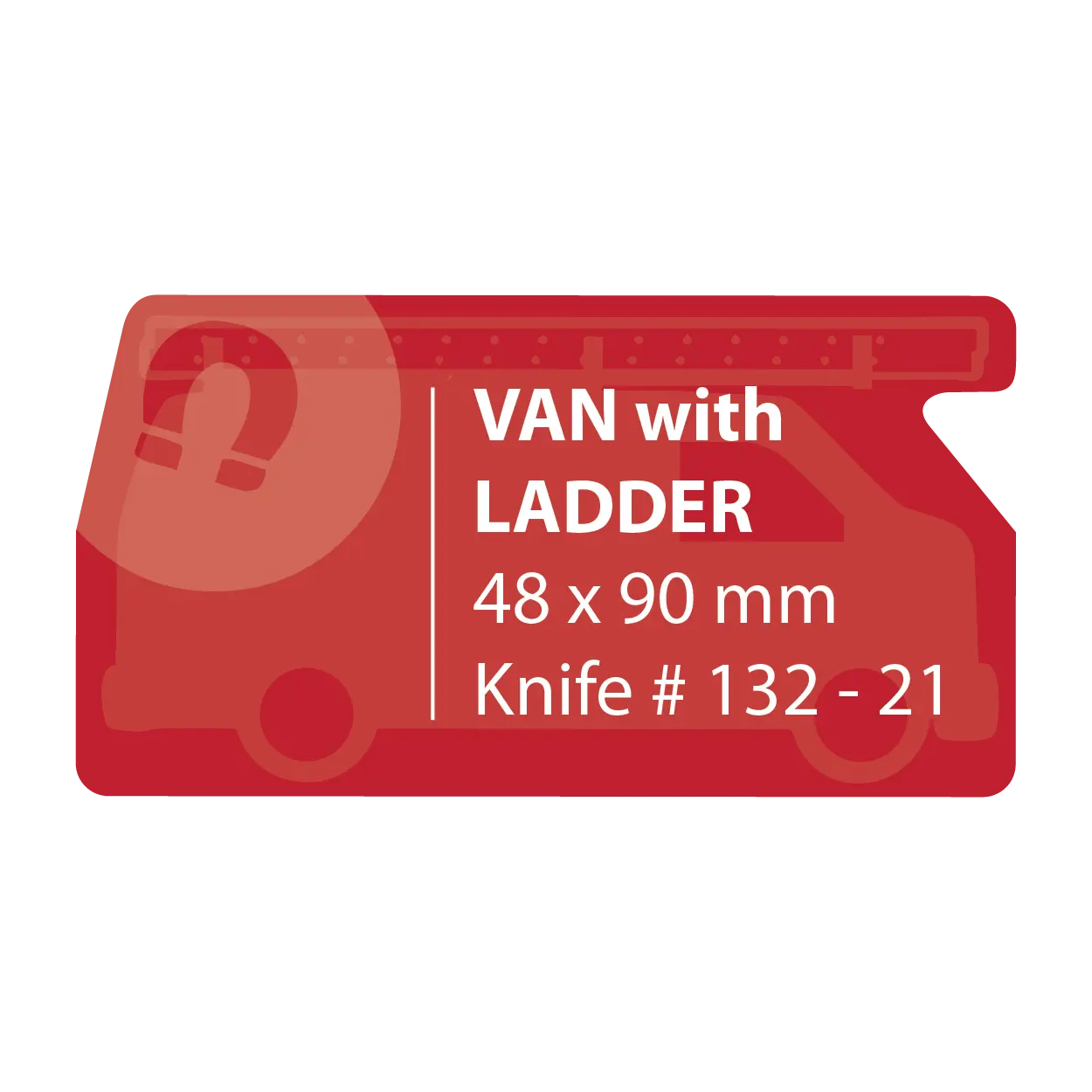 48 x 90 Van with a Ladder