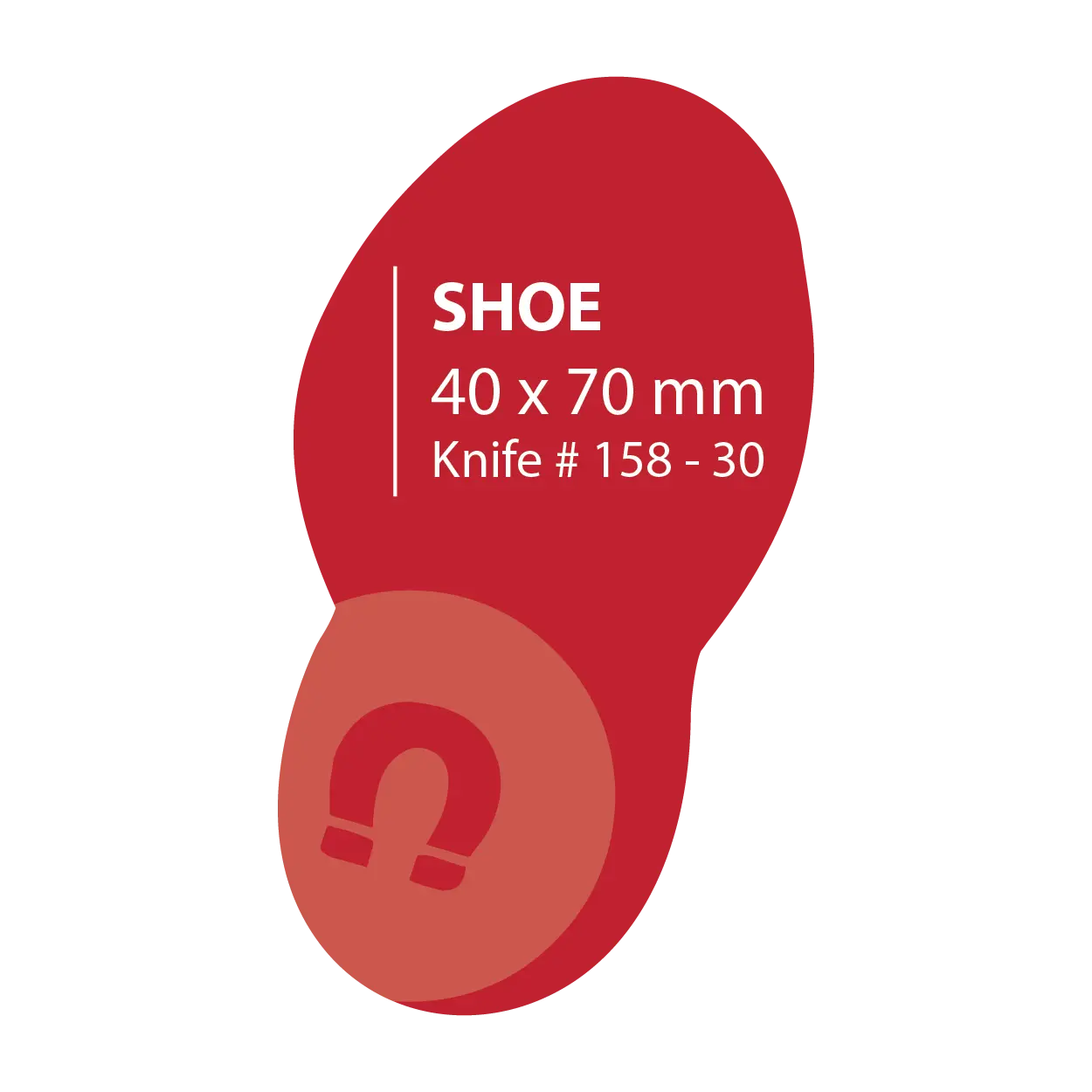 40 x 70 Shoe Shape