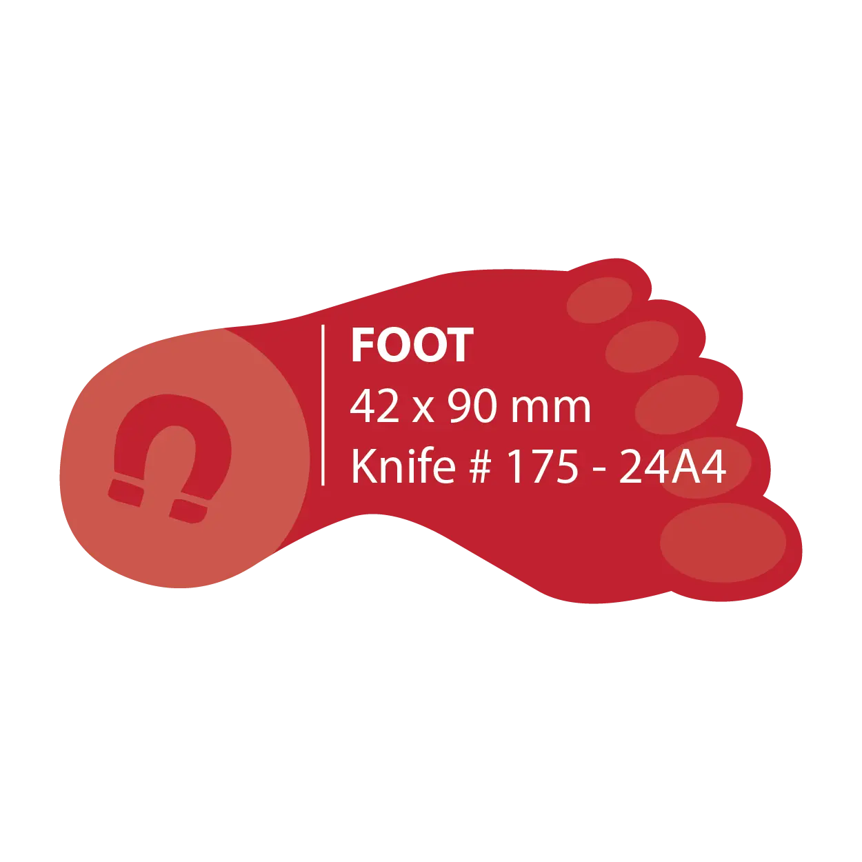 42 x 90 Left Foot
