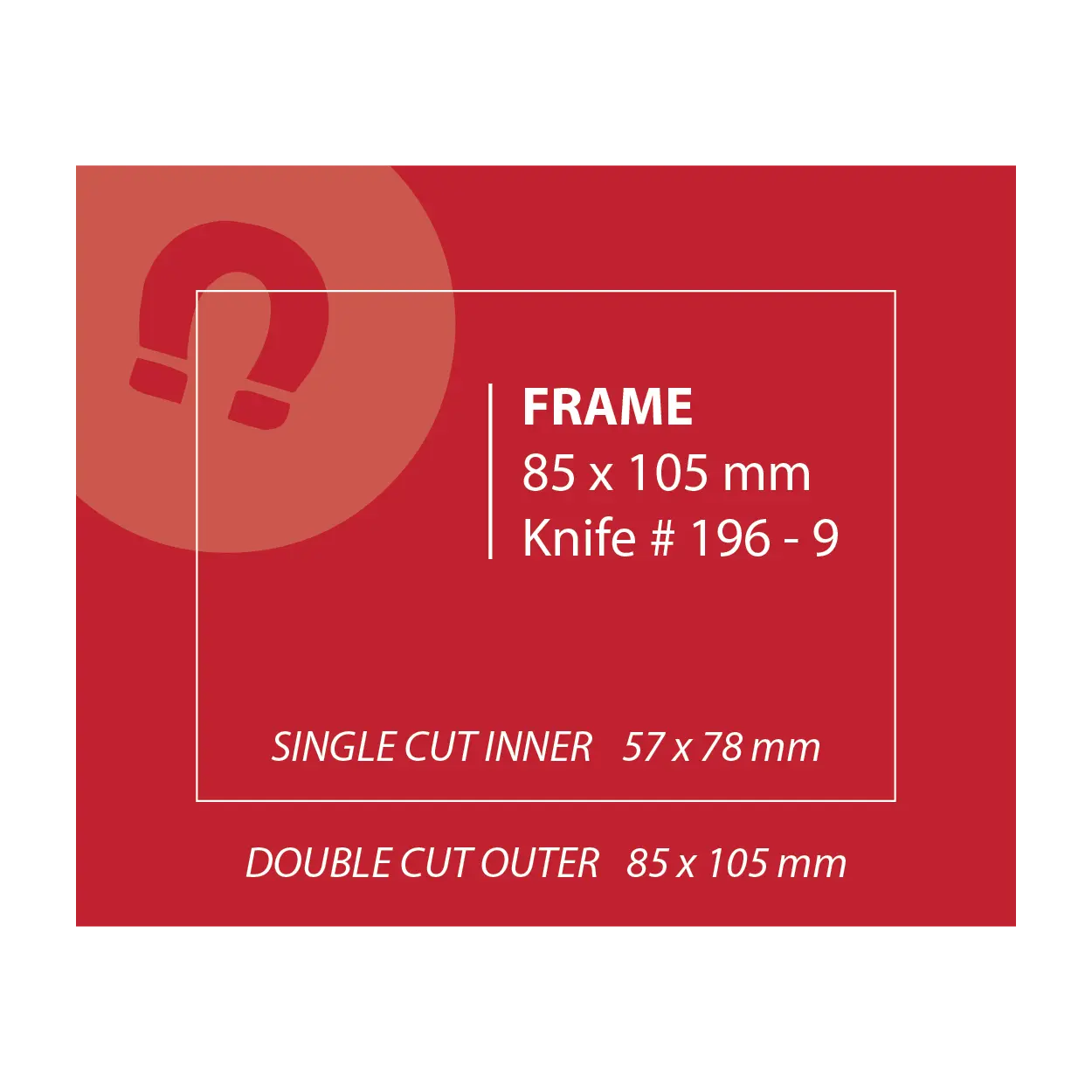 85 x 105 Photo Frame Fridge Magnets