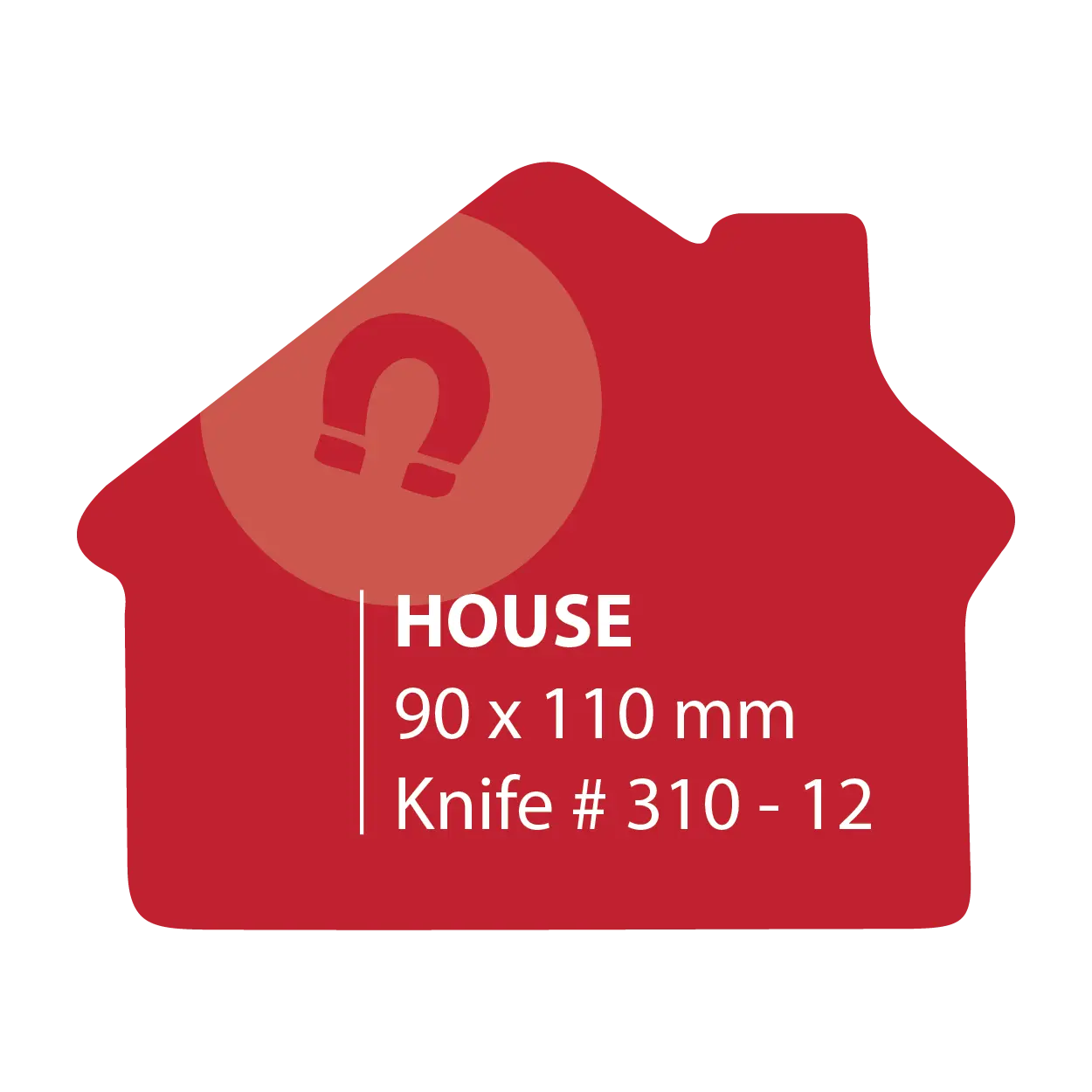 90 x 110 House Notepad Holder Fridge Magnets