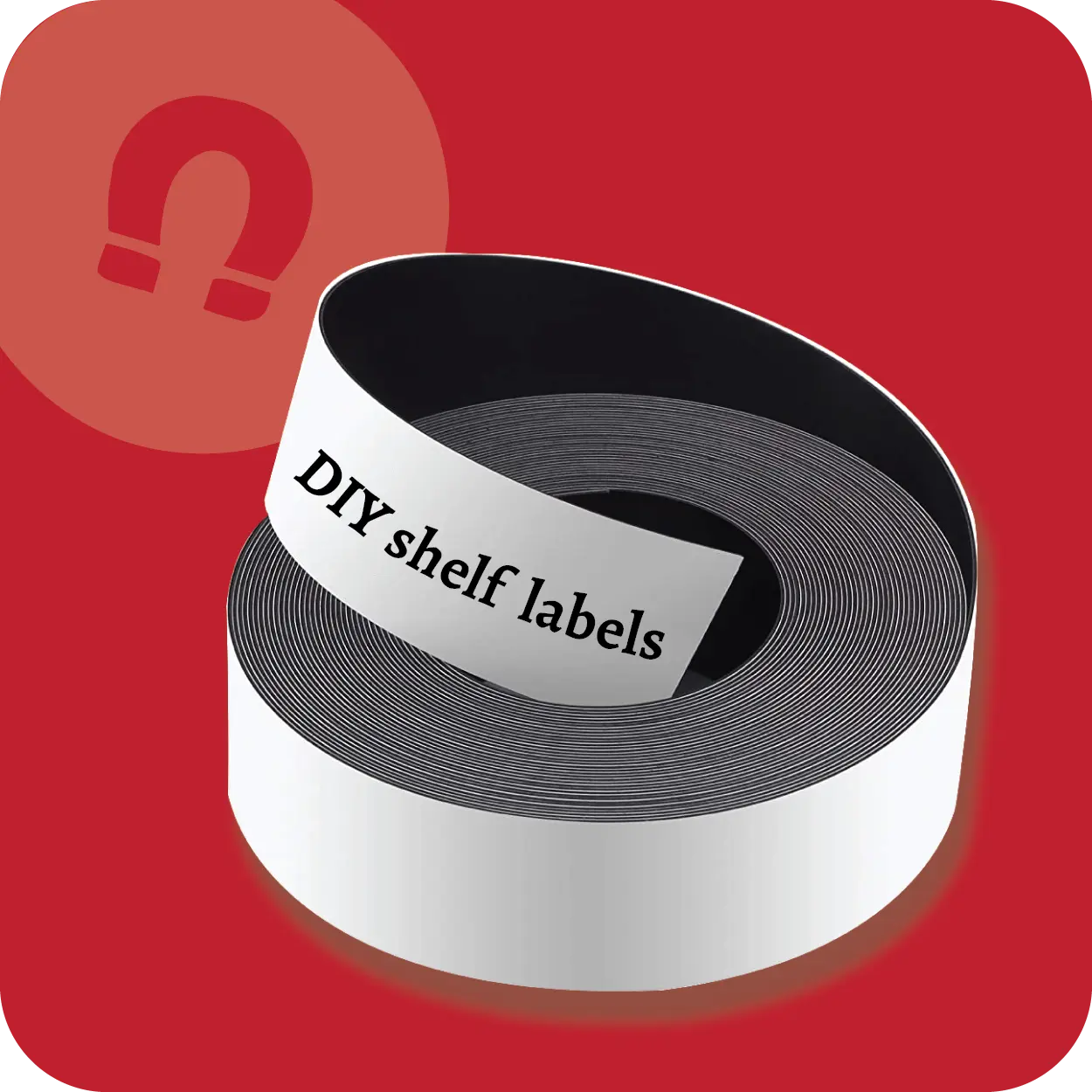 Shelf & Pallet Racking Label Roll 40mm x 30m (0.85mm)